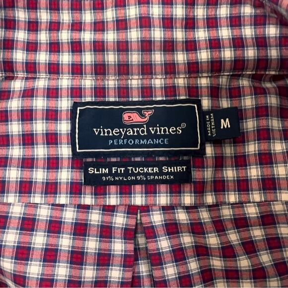 Vineyard Vines Slim Fit Performance Tucker Casual Button Down Shirt, Men’s Med - Picture 4 of 6